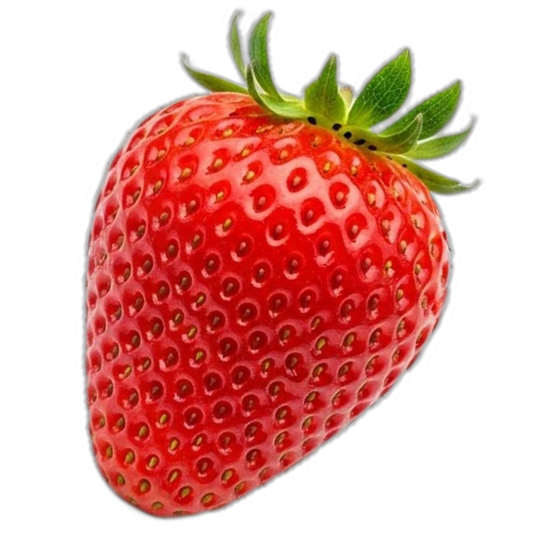 Wechselglas für Pilla Top Gun X6 - 50CIS in Erdbeer-Design, farbenfrohes Glas mit Erdbeer-Motiv, passend für E-Zigaretten.