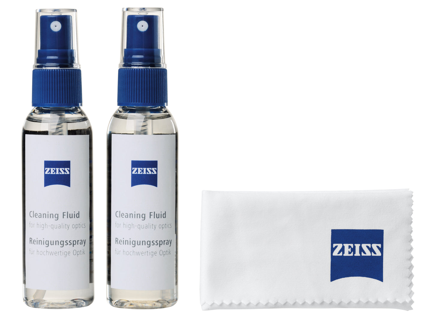 Pillagermany ZEISS Reinigungsspray für Objektivreinigung, Teil des Lens Cleaning Kits, in einer Flasche auf weißem Hintergrund