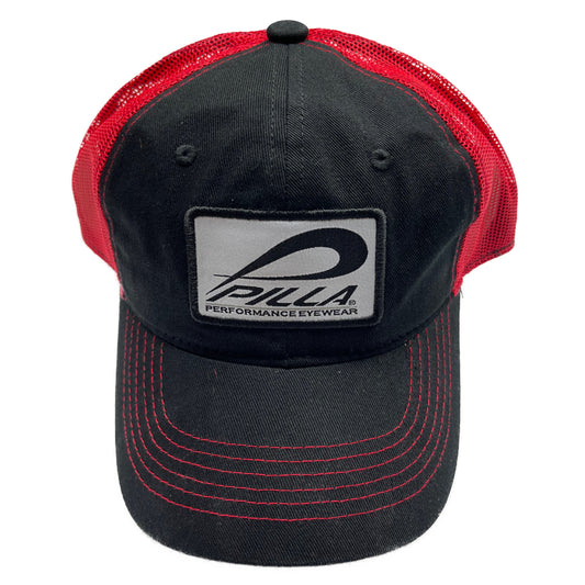 Pilla Kappe Rot-Schwarz