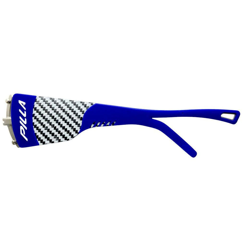 Pilla Outlaw X7 Wide blaue Bügelbrille mit breitem Bügel und robustem Rahmen, modisches Design für stilvollen Komfort.