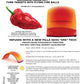 Wechselglas Razor X7 21CIGP Ghost Pepper von Pilla, Filterglas mit lebendiger Ghost Pepper Illustration, klare Sicht.