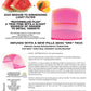 Pilla Razor X7 Wechselglas Wassermelone Plus, Filter für Wasserfilter mit Wassermelonen-Design, zeigt das Filterglas in der Nahaufnahme
