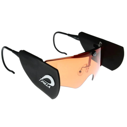 Pilla Blinder Set, modisches Accessoire mit schwarzen und silbernen Blenden, ideal für stilvolle Looks und kreative Outfits