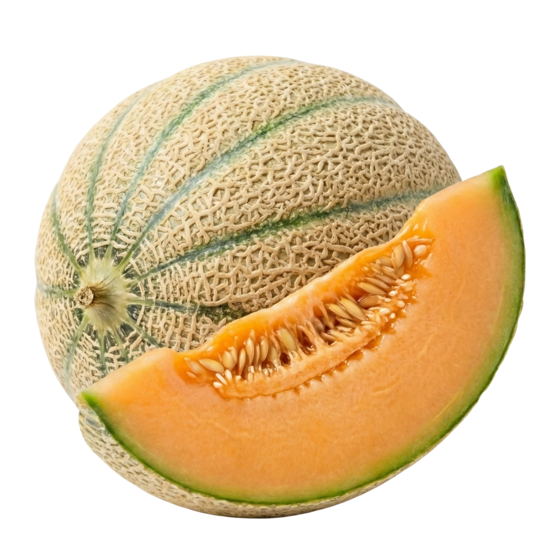 Wechselglas ZEUS 85CICA Cantaloupe von Pilla, farbiges Glas mit Melonenmuster für vielseitige Verwendung