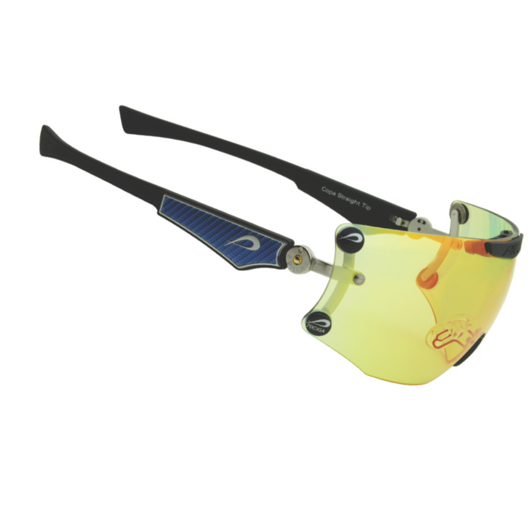 Pilla Outlaw X7 70CIGA Wechselglas mit grünem Apfel-Design, klare Sicht auf das grüne Apfelmuster.