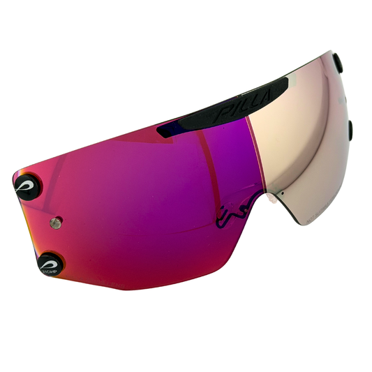 Wechselglas für Outlaw X7 31CIHP Kreuzdominanz Linksschütze, Passionsfrucht, von Pilla, zeigt das transparente Brillenglas.