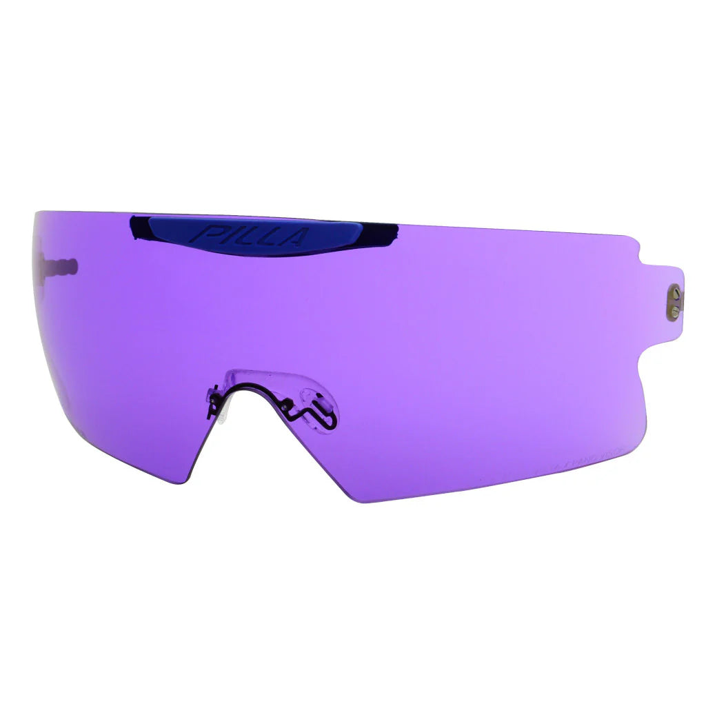 Wechselglas Vista Slim 19CIN von Pilla, transparent und dünn, ideal für stilvolle Brillen mit schmalem Rahmen.