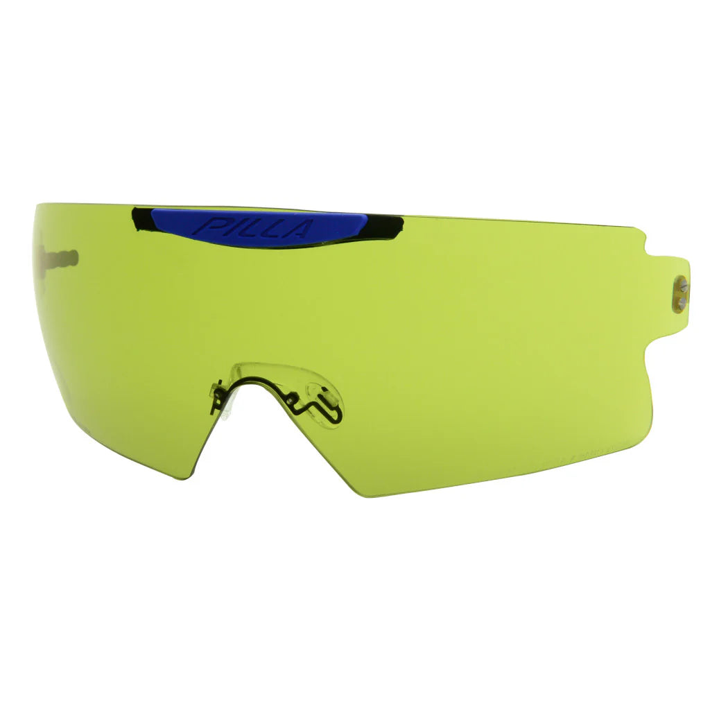 Dunkelgrünes Vista Slim Wechselglas 42CDKX von Pilla, gläserner Sichtschutz für Brillen, detailreiche Abbildung