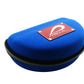 Pilla Medium Vault blaue Accessoires in Klapp-Case mit drei Fächern, hochwertiges Design und praktische Aufbewahrung