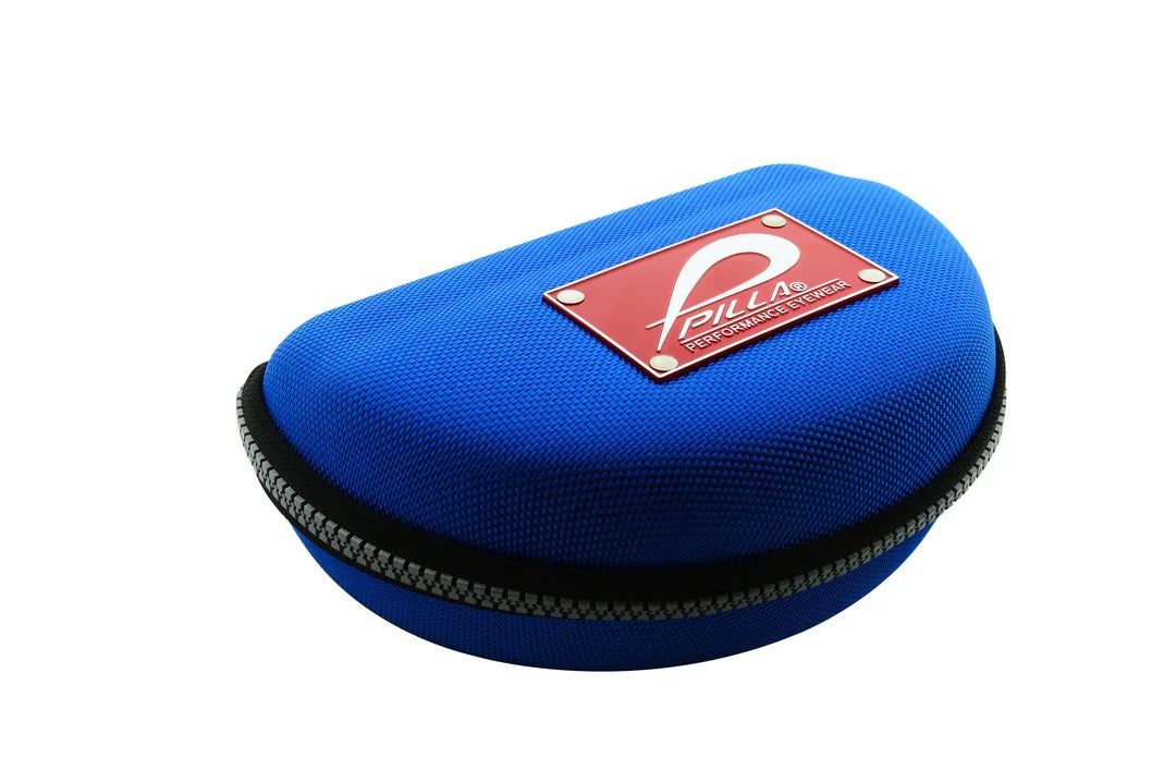 Pilla Medium Vault blaue Accessoires in Klapp-Case mit drei Fächern, hochwertiges Design und praktische Aufbewahrung