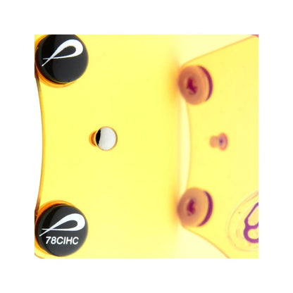 Wechselglas für Pilla Top Gun X6 mit Wollmispel-Design, zeigt das transparente, austauschbare Brillenglas in Nahaufnahme